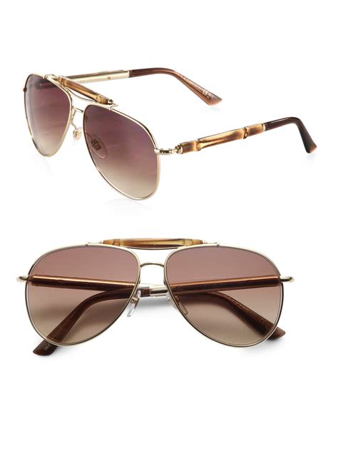 gucci folding aviator sunglasses|gucci aviator prescription sunglasses.